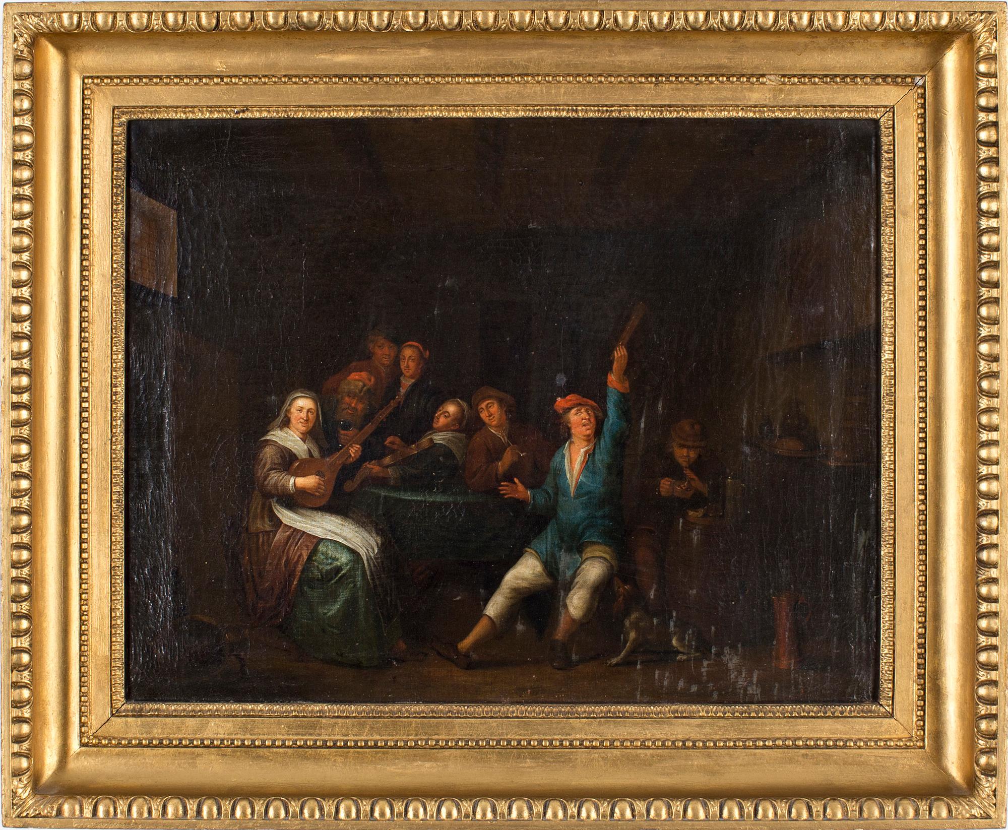 JOOST VAN CRAESBEECK, hans efterföljd, olja på duk, ej signerad.