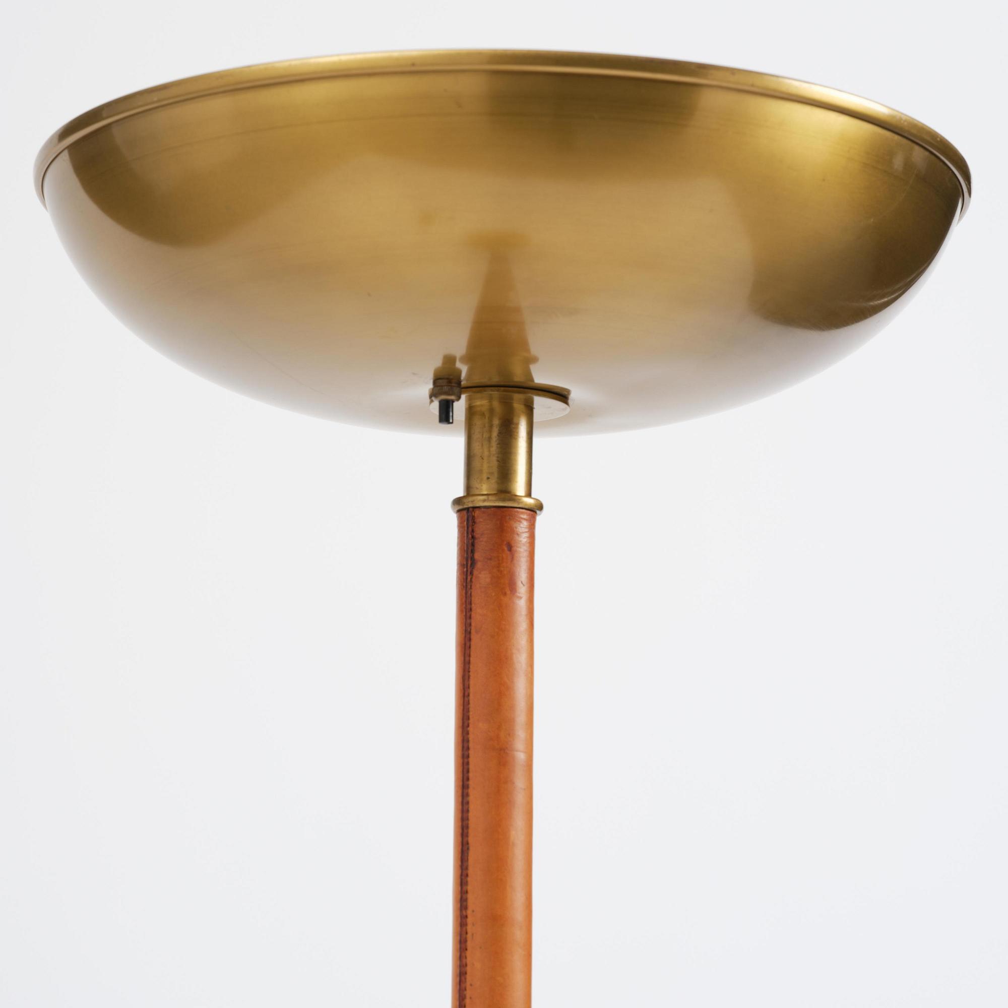 Bertil Brisborg, a rare floor lamp model 32608, Nordiska Kompaniet, Sweden, 1940s-50s.