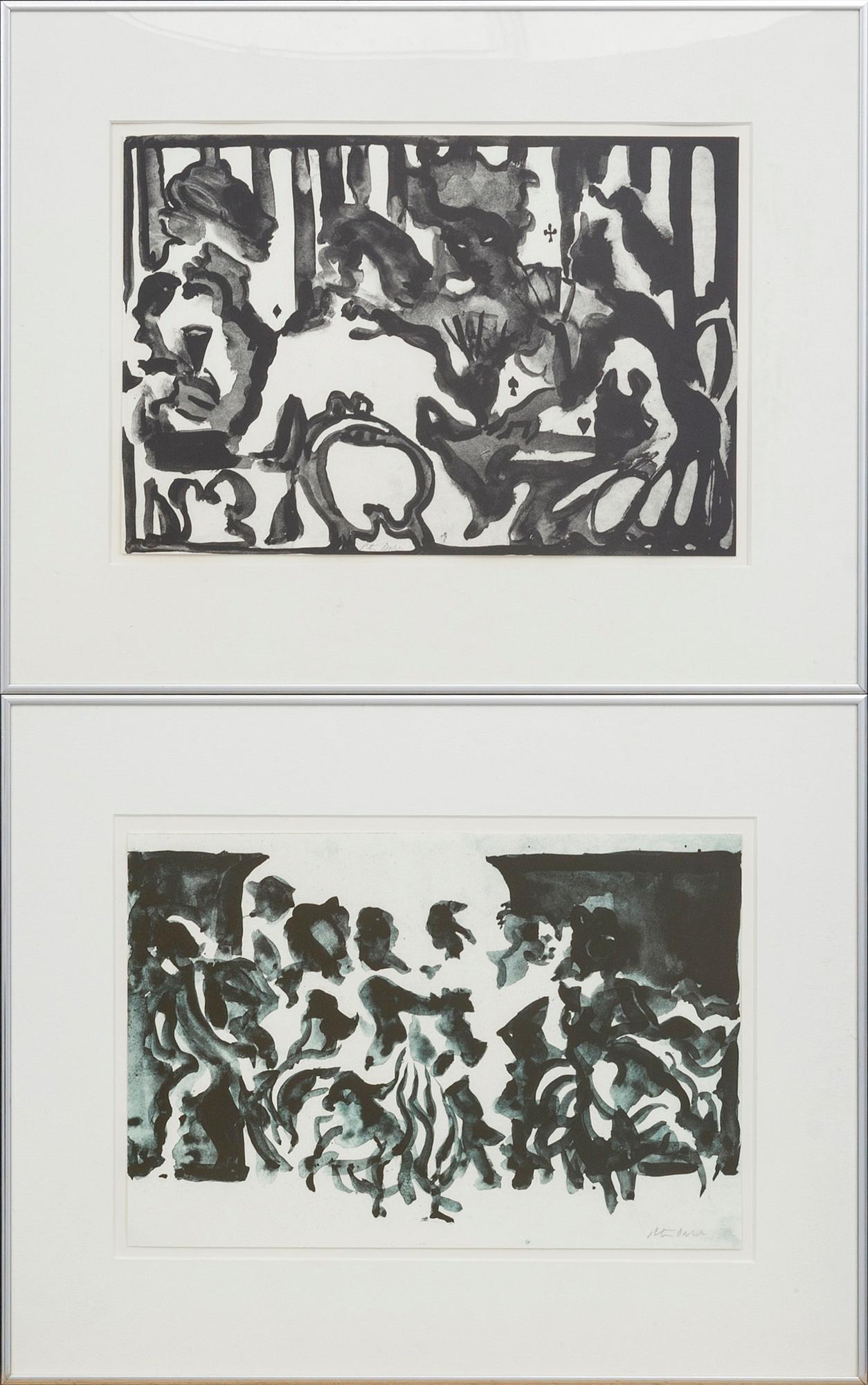 PETER DAHL, lithographs, 2 pcs, signed. - Bukowskis