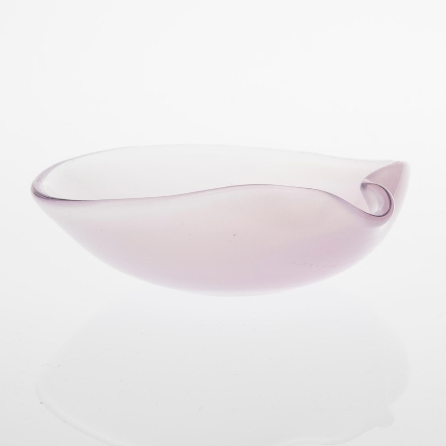 FAT, glas, "Näckens sko 3318", signerad K. Franck, Iittala.