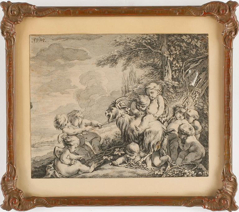 GRAVYRER, 3 st, bl.a. "La Balancoire", 17/1800-tal.