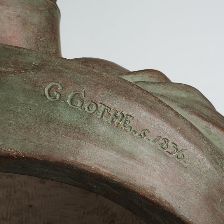 Erik Gustaf Göthe, ERIK GUSTAF GÖTHE, depicting Karl XIV Johan (King of Sweden 1818-44).