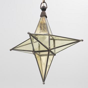 Harald Notini, taklampa, modell ”6202”, Arvid Böhlmarks Lampfabrik, Stockholm, 1920-30-tal.