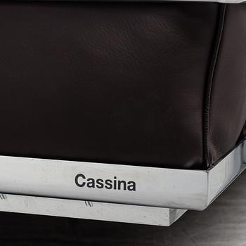 A 21th century sofa "LC3" by Pierre Jeanneret & Charlotte Perriand, Le Corbusier, Cassina, Italy.