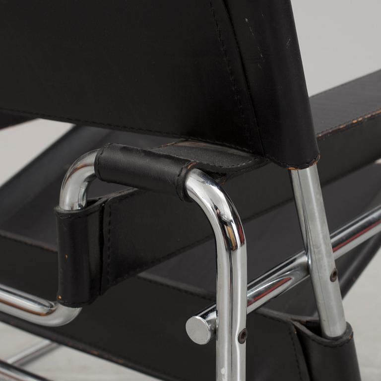 A "Wassily" chair by Marcel Breuer, Gavina, 1970s.