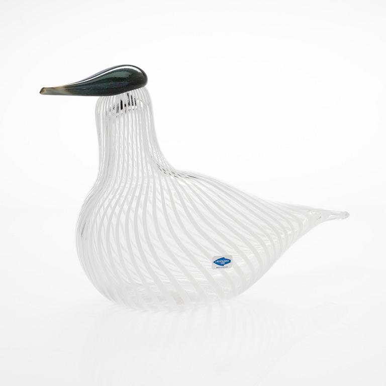 Oiva Toikka, a 'Scaup duck of Finland' glass bird, signed Suomen sotka Oiva Toikka Nuutajärvi 1992, numbered 697/1992.