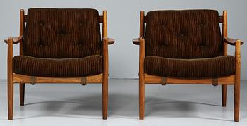 FÅTÖLJER, ett par, Ingemar Thillmark, Ope, 1900-talets tredje kvartal.