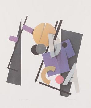 Avo Keerend, off set print, signed and dated -90, numbered 96/99.