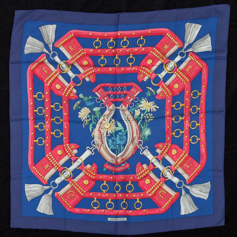 SCARF, siden, "Hermès aux champs", Hèrmes, Paris.