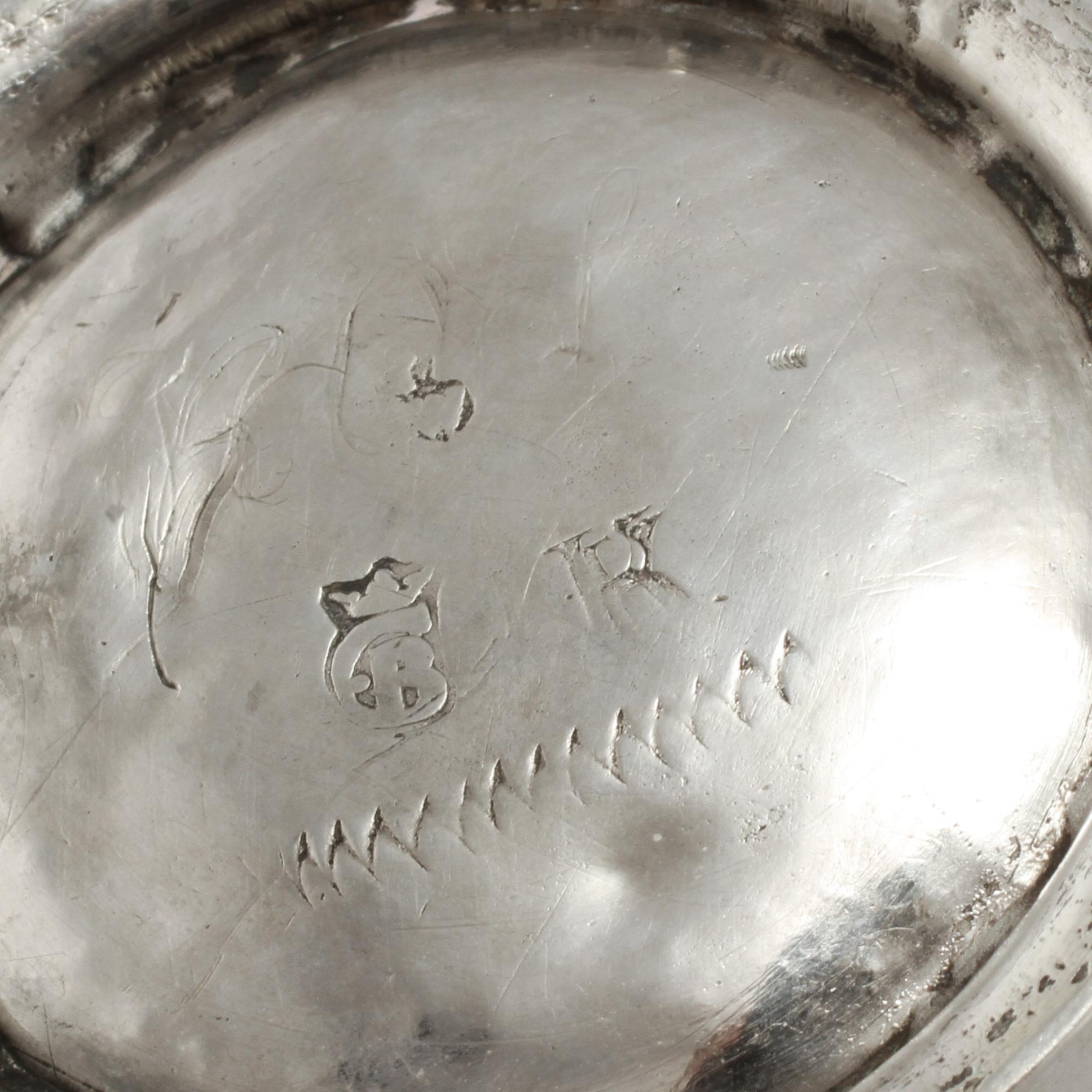 BÄGARE, silver, Göteborg, 1768, vikt 45 g.