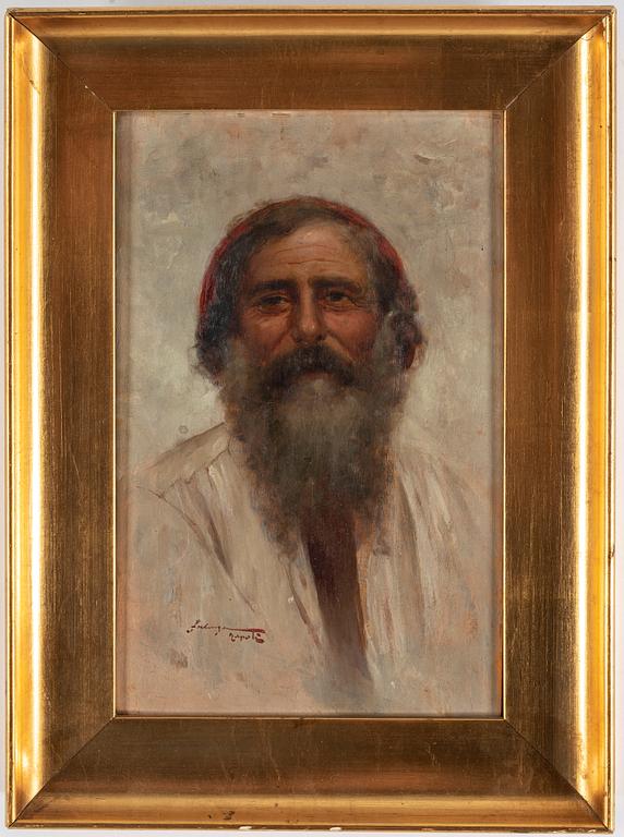 DOMENICO FORLENZA, oil on panel (4), signed.