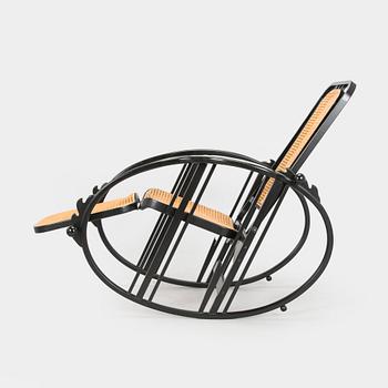 Max Fabiani, a rocking chair, "Egg Chair", model 267, Wittmann, late 20th century.