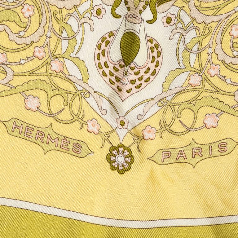 Hermès, scarf, "Persian Poetry".