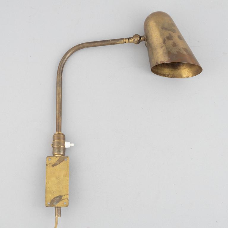Bertil Brisborg, a wall lamp, model "31203", Nordiska Kompaniet, 1940s-50s.