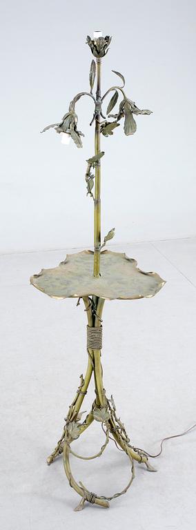 GOLVLAMPA, metall, jugend, tidigt 1900-tal.