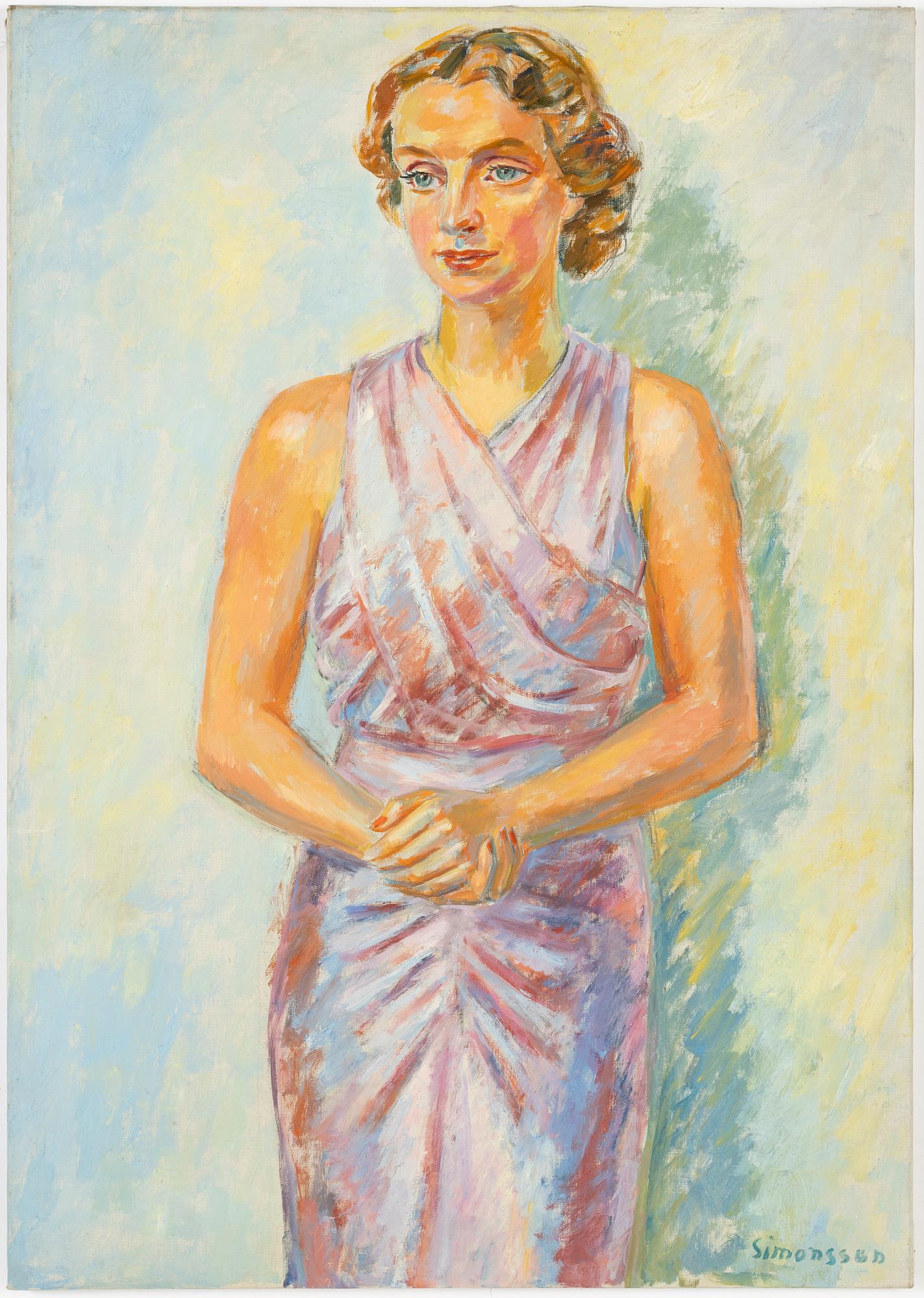 Birger Simonsson, oil on canvas, signed.