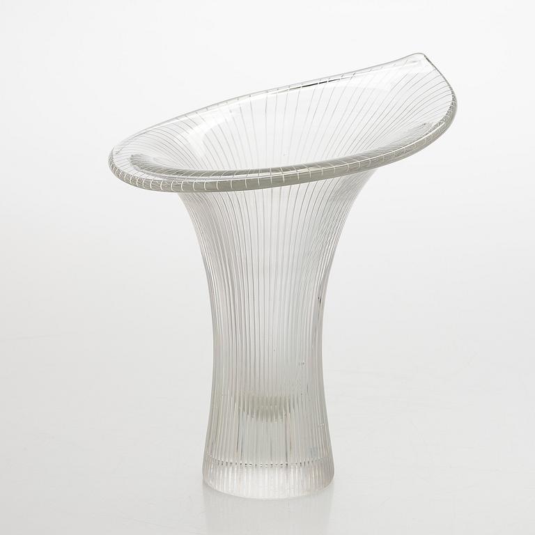 Tapio Wirkkala, maljakko, "Kanttarelli", signeerattu Tapio Wirkkala, Iittala.