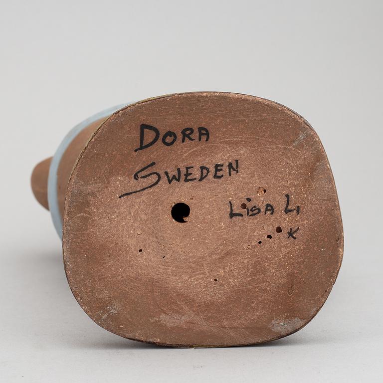Lisa Larson, a stoneware figurine, 'Dora' from the series 'ABC-flickorna', for Gustavsberg.