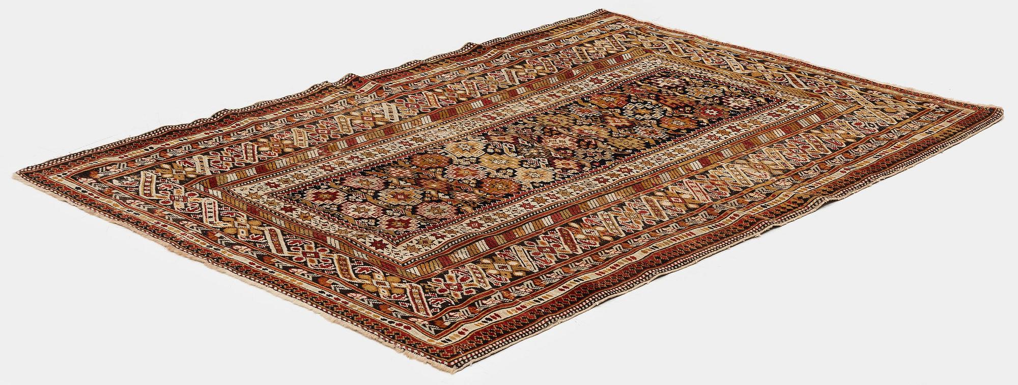 An antique Chichi rug, Northeast Caucasus, c. 178 x 119 cm.