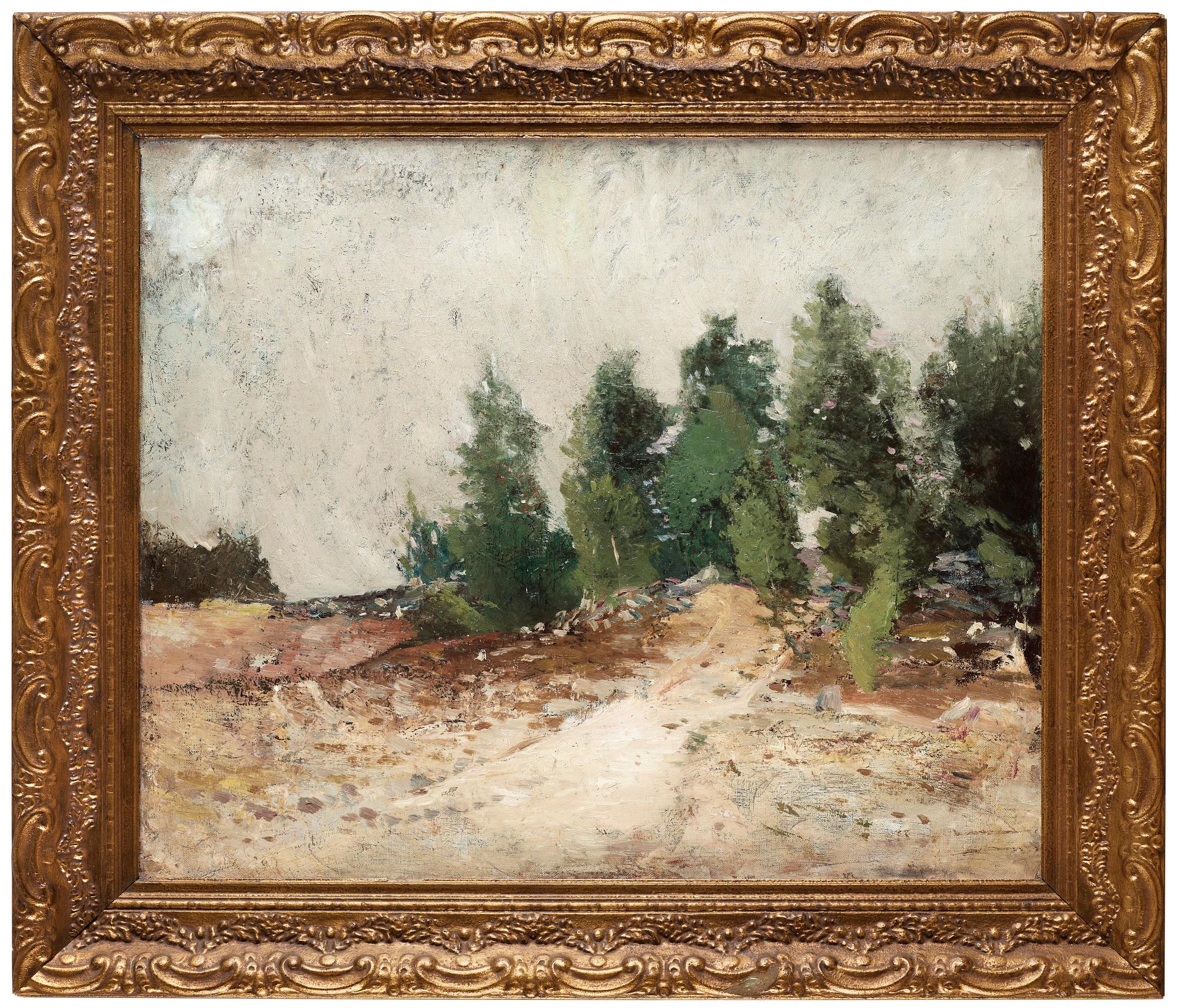 Carl Fredrik Hill, "Skogsbacke" (Wooded hillside).