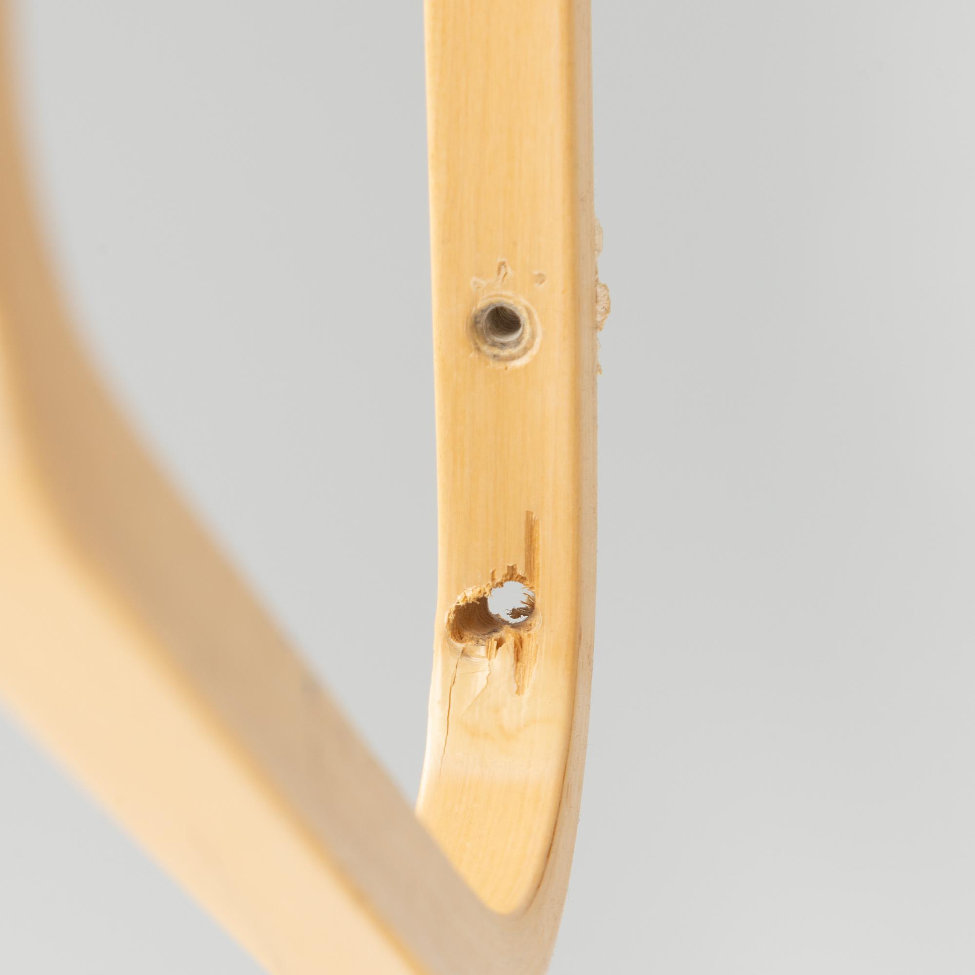 Alvar Aalto, six model 112B wall shelves, Artek, Finland.