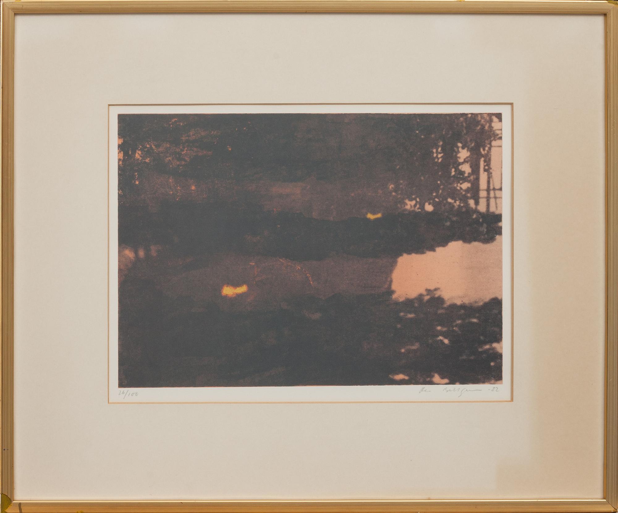 OLA BILLGREN, färglitografi, signerad, daterad -82 samt numrerad 26/100.