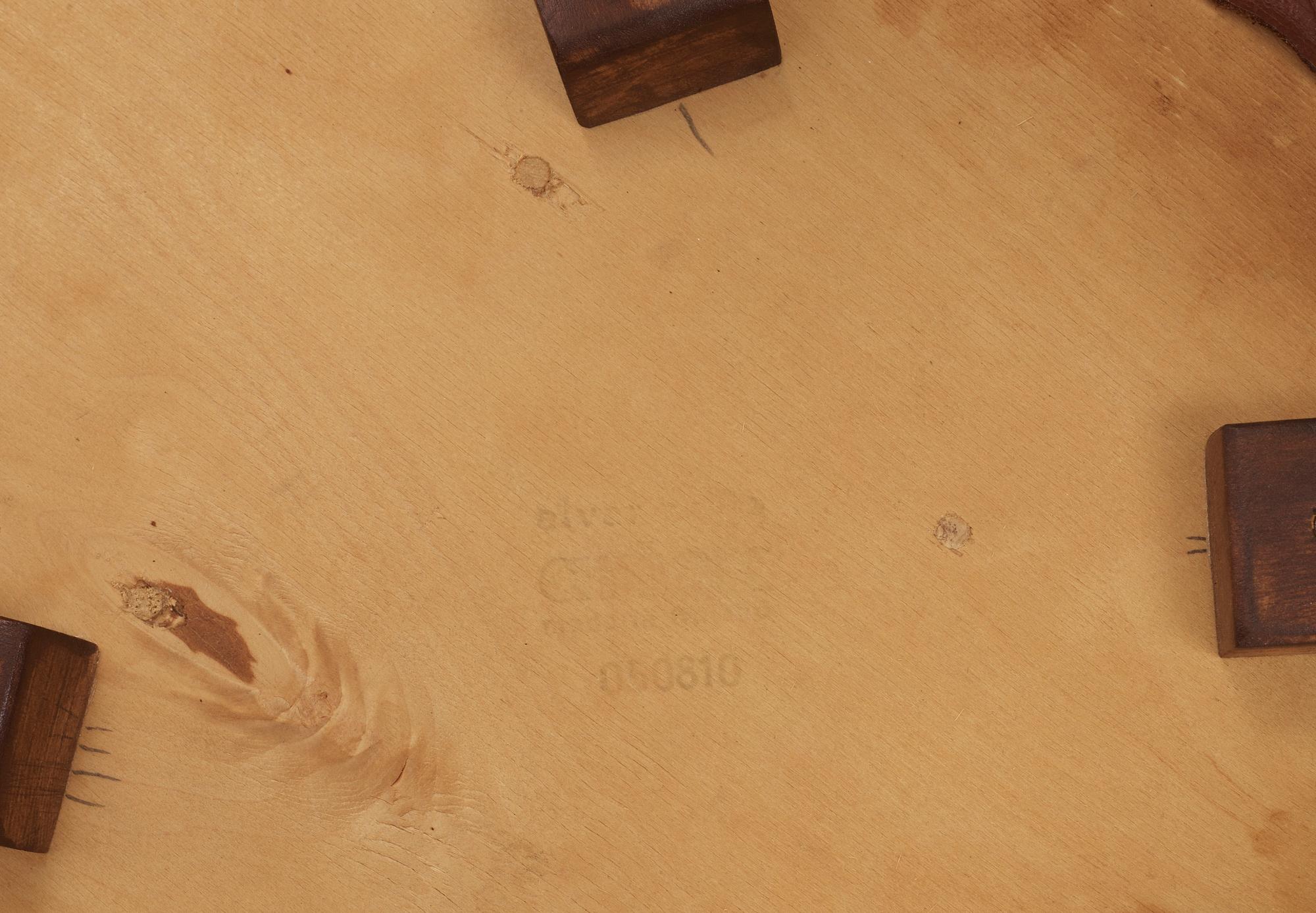 STOLAR, 4 st, Alvar Aalto, 1950-tal. Svagt stämpelmärkta undertill.