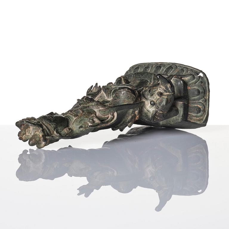 Boddhisattva sittandes på elefant, troligen sen Mingdynasti.