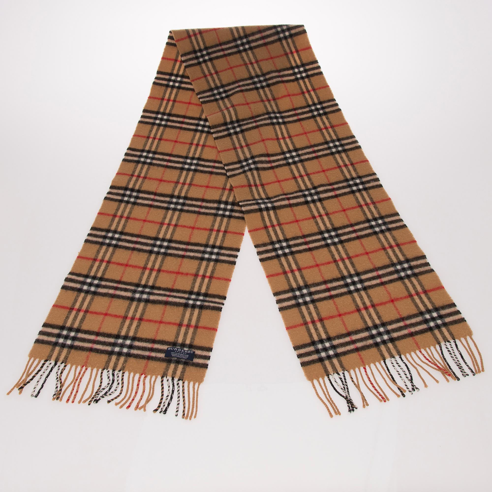 BURBERRY, HALSDUK SAMT NECESSÄR.