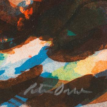 PETER DAHL, lithograph in colours, signed Peter Dahl.