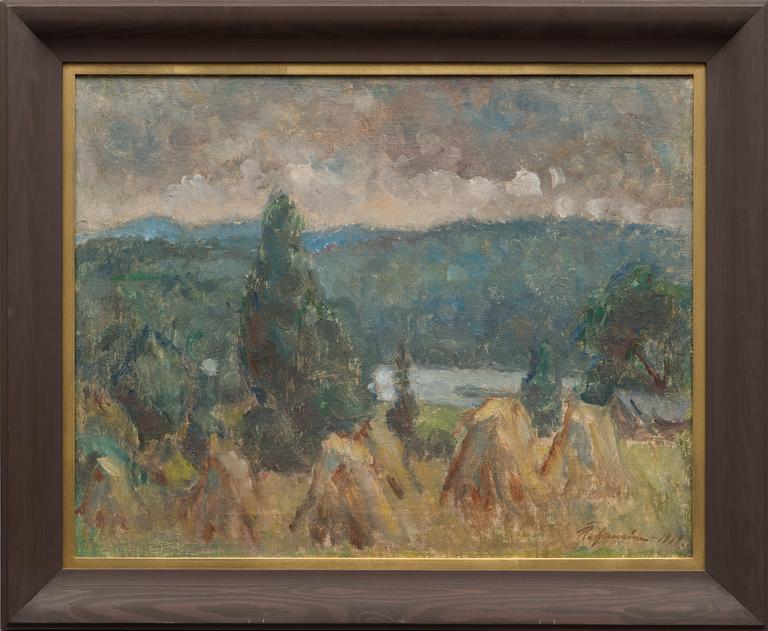 PER ÅKE LAURÉN, olja på duk, signerad och daterad 1919.