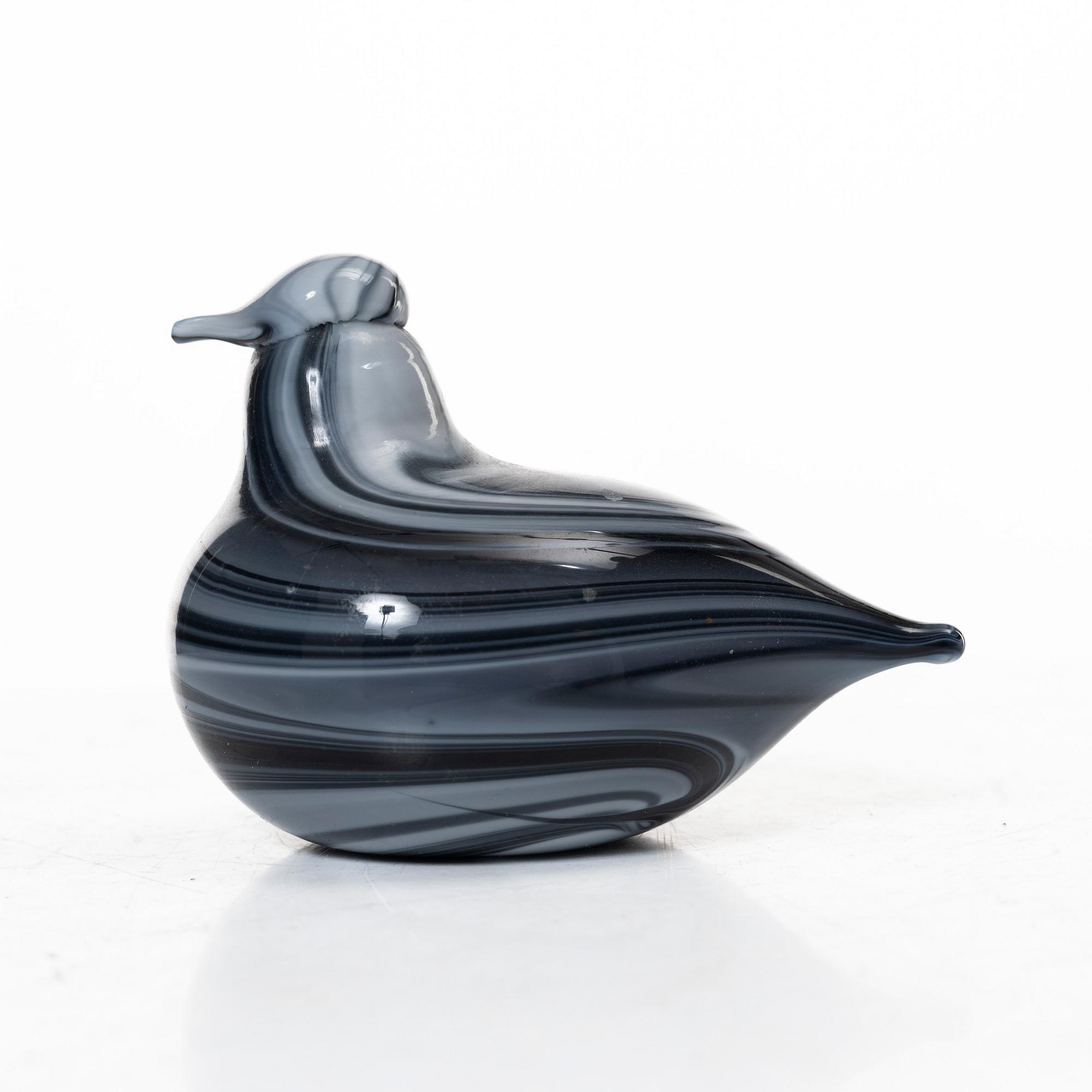 Oiva Toikka, three glass birds, Nuutajärvi, Notsjö, iittala, Finland.