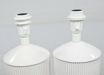 BORDSLAMPOR, ett par, Pentik, 2000-tal.