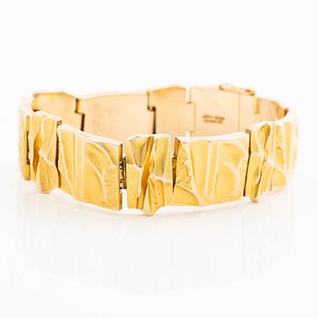 Björn Weckström, armband "Carrara", 14K guld, Finland 1983. För Lapponia.