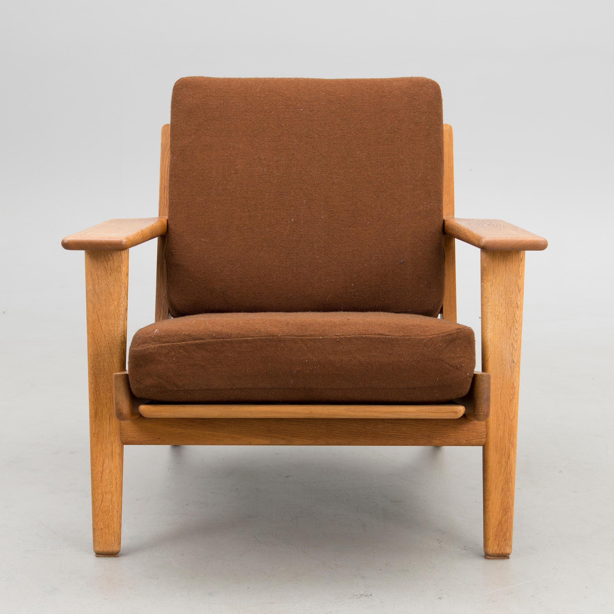 HANS J WEGNER, nojatuoli, malli GE 290, Getama Gedsted, Tanska 1900-luvun puoliväli.