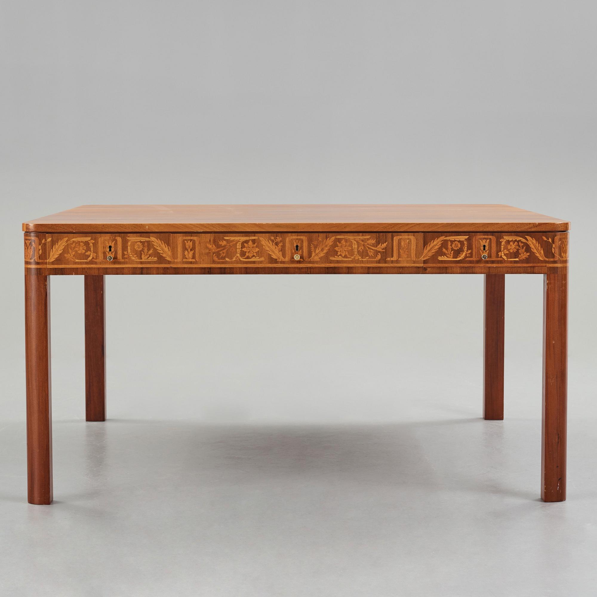 Carl Malmsten, partner's desk, Åtvidabergs industrier, Swedish Grace, ca 1934.
