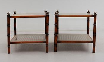 BORD, 1 par, kolonialstil, 1900-talets andra hälft.