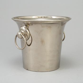 A WHITE  METAL WINE COOLER, Östberg, second half of the 20th century.