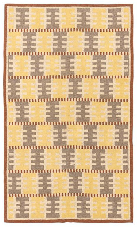 A swedish flat weave carpet, ca 316 x 187 cm.