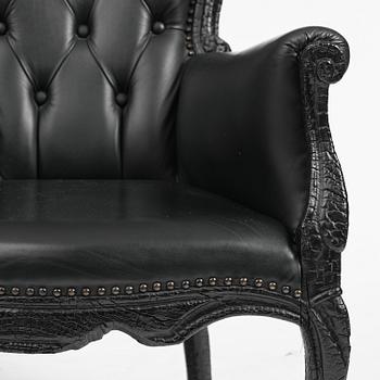 Maarten Baas, a pair of “Smoke Armchairs”, Moooi, the Netherlands, post 2002.