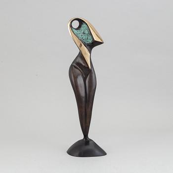 Stan Wys, sculpture, patinated and polished broze, signed and numbered II/VII, dated 2007.