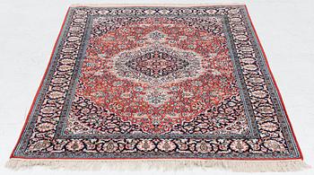 Carpet, silk Ghom,  179 x 122 cm.