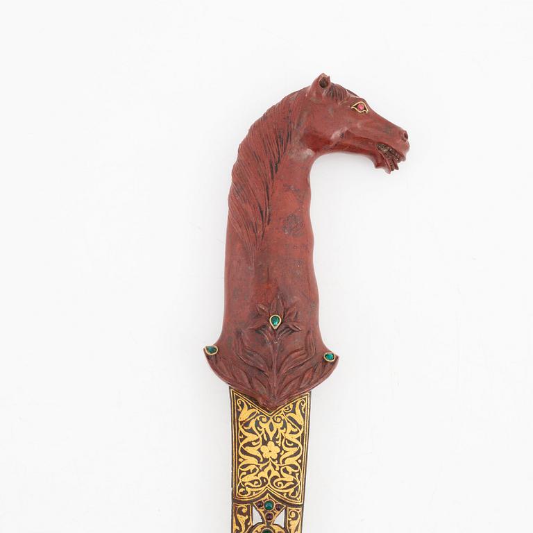 Khanjar, dagger, indopersian for the ottoman market, turn of the Century 1900.