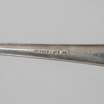 A silver soup ladle, K G Markströms Guldsmeds AB, Uppsala, 1928.