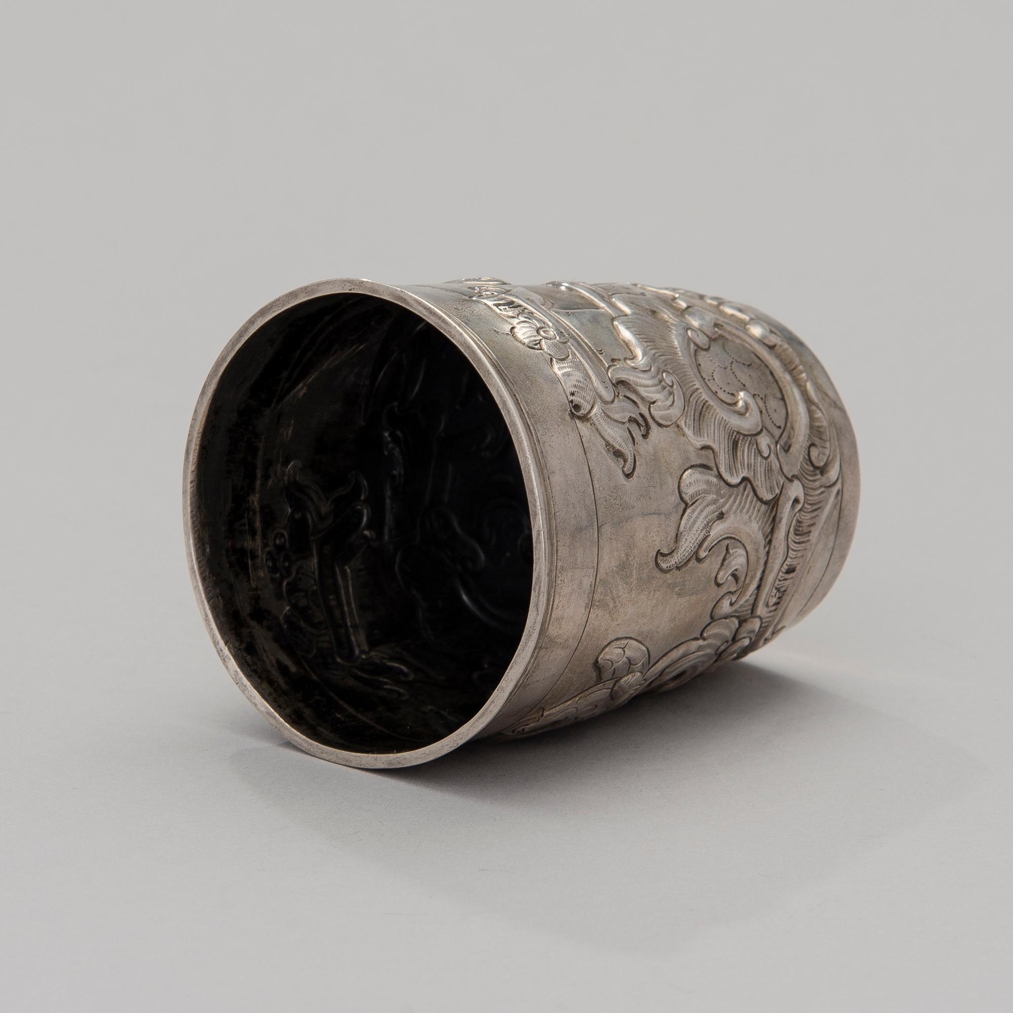 RYSK SILVERBÄGARE, Moskva 1779.