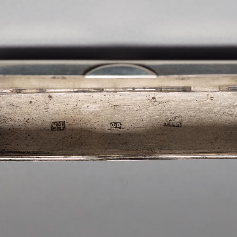 Dosor, 3 st, silver, en Moskva 1861, två stycken Holland, sannolikt 1800.tal.