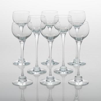 HEIKKI ORVOLA, A 51-piece set of 'Aurora' glassware for Iittala.