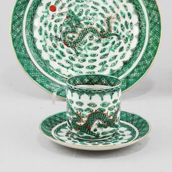 PARTI PORSLIN, 8 delar, Kina, 1900-tal.