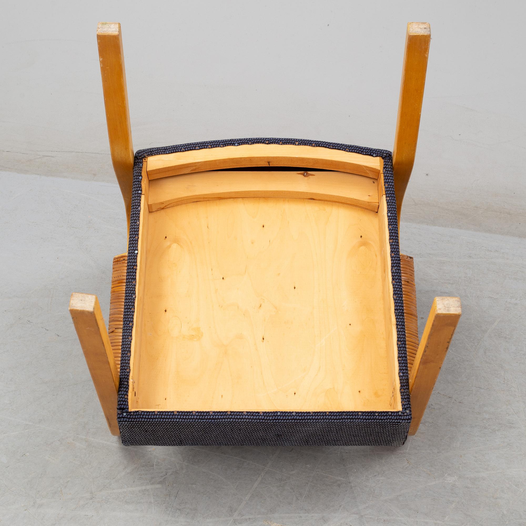 A no 45 arm chair by Alvar Aalto, Artek, Finland, designed in 1948.