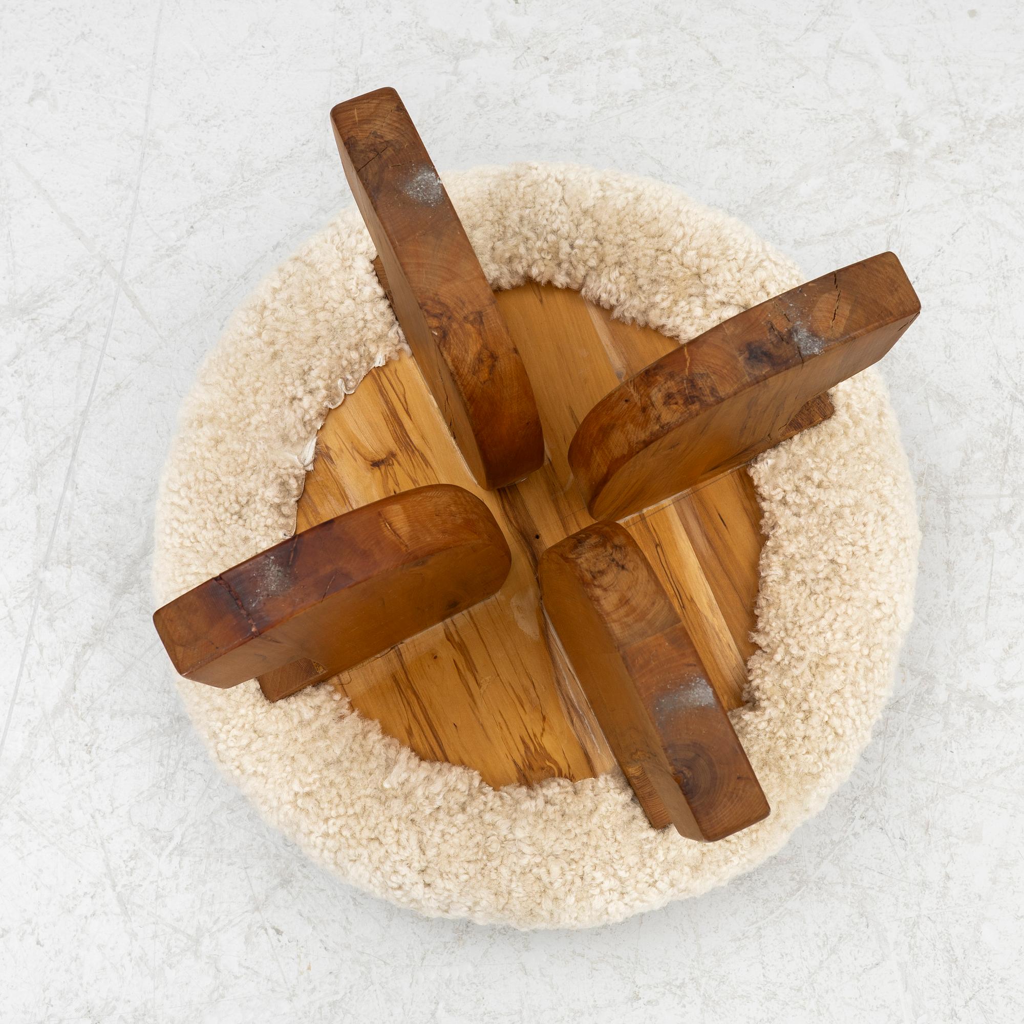 Bernt Bäckdahl, stool, 1970s.